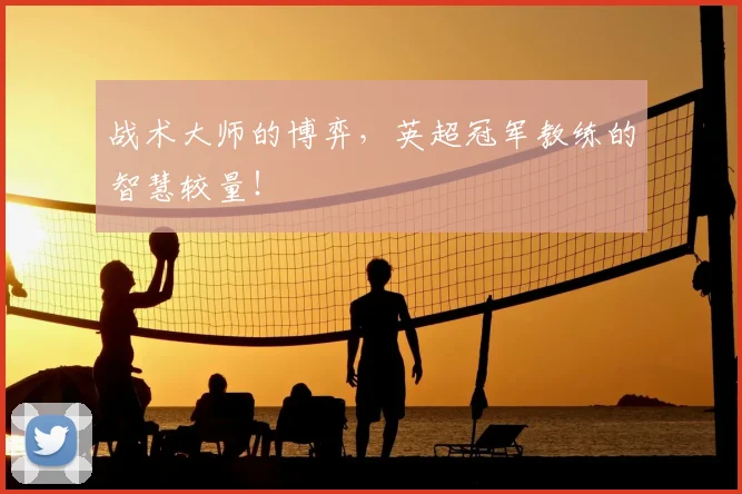 战术大师的博弈,英超冠军教练的智慧较量!